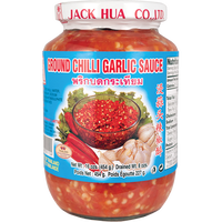 JHC RED CHILI SAUCE/GARLIC 24X16OZ