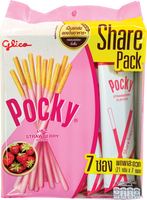 pocky BRAND 36126 POCKY STRAWBERRY (FAMILY)