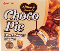 lotte BRAND 36149 LOTTE CHOCO PIE BLACK SUGAR
