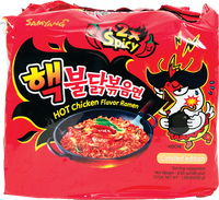 samyang BRAND 45604 2X SAMYANG  HOT CHICKEN 5PK