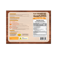 FLAT STEAMED RICE DUCMPLING 16X16OZ