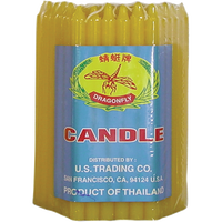 dragonfly BRAND 82427 DF WAX CANDLE #15 (YELLOW)(5")