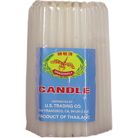 dragonfly BRAND 82436 DF WAX CANDLE #19 (WHITE)(6.5"